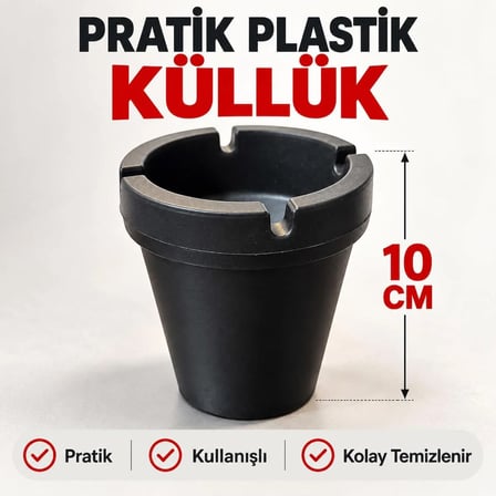 PLASTIK KÜLLÜK 10 CM 