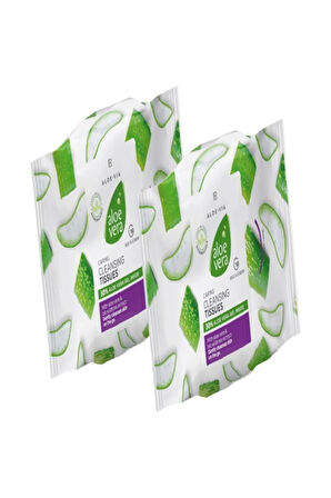 Aloe Vera Yumuşak Temizleme Mendilleri 25 Adet (1 paket)