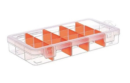 asr-2093 12 bölmeli plastik organizer