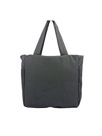 SİA ÇANTA Samilon Kabartmalı Puf Kumaş Shopper Çanta Rahat Omuz Askılı Hafif , İç Astarlı Yanlar Matara Bölmeli Kaliteli Mükemmel İşçilik