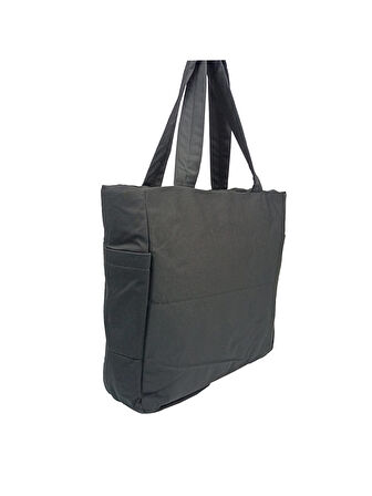 SİA ÇANTA Samilon Kabartmalı Puf Kumaş Shopper Çanta Rahat Omuz Askılı Hafif , İç Astarlı Yanlar Matara Bölmeli Kaliteli Mükemmel İşçilik