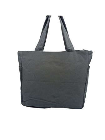 SİA ÇANTA Samilon Kabartmalı Puf Kumaş Shopper Çanta Rahat Omuz Askılı Hafif , İç Astarlı Yanlar Matara Bölmeli Kaliteli Mükemmel İşçilik