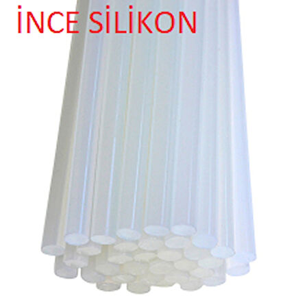 1 Kg. İnce Silikon. 7 Mm. Sıcak Yapıştırıcı. Sıcak Mum Silikon.