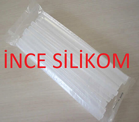 1 Kg. İnce Silikon. 7 Mm. Sıcak Yapıştırıcı. Sıcak Mum Silikon.