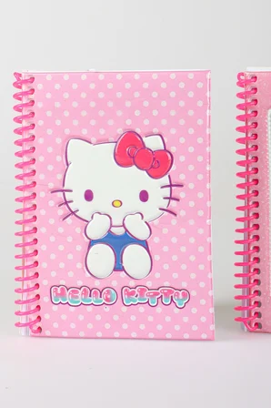 x Dekomus Lisanslı Hello Kitty Özel Tasarım A6 Bloknot Çizgisiz 80 Yaprak Tek Adet