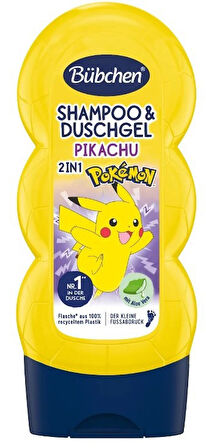 Bübchen Çocuk Şampuan&Duş Jeli 2 in 1 Pokemon Pikachu 230 ml