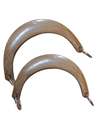 Çanta Sapı Ay Model Açık Kahverengi 17 cm