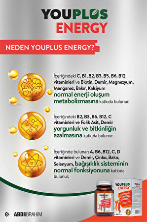 Youplus Energy 30 Tablet 2 Adet
