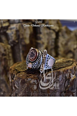 Islam Usta Tasarımı Şahi Gümüş Erkek Yüzük