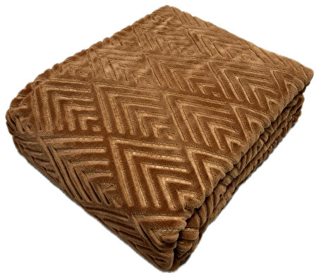 Merinos Battaniye Elegans Merinos Yeni Sezon Tek Kişilik Battaniye Tarçın Rengi