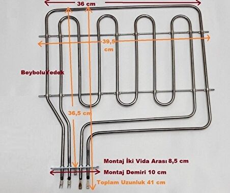 Ariston Rezistans , 1200+2000 Watt  Fırın Üst Rezistans