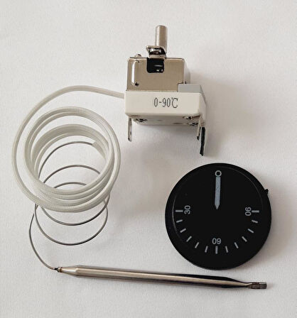 Termosifon 0 - 90 Derece Termostat  SEG Şofben TermostatI Otomatik