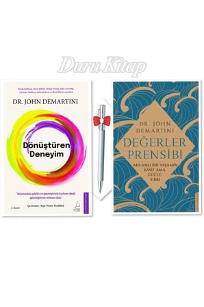 Dönüştüren Deneyim - Değerler Prensibi, John Demartini (2 Kitap), Caprice B112 Kalem Hediye