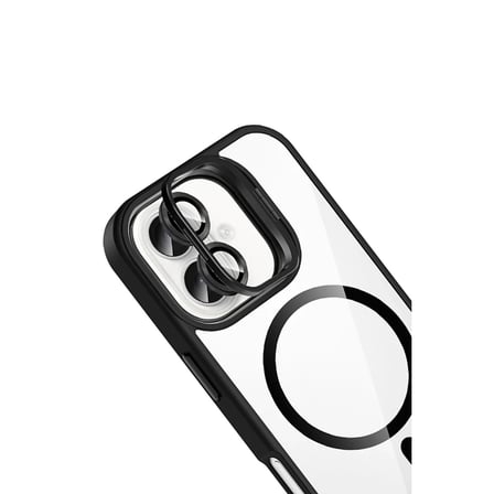 Joko Apple iPhone 16 Remim Lensli Magsafe Standlı Kapak - Siyah