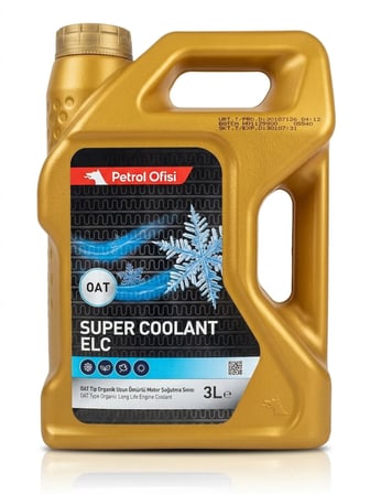 Petrol Ofisi Kırmızı Super Coolant ELC OAT Konsantre Antifiriz 3 LT Yeni Ambalaj