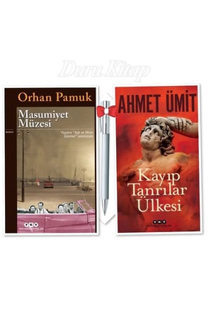 Masumiyet Müzesi - Orhan Pamuk & Kayıp Tanrılar Ülkesi - Ahmet Ümit, Caprice Kalem Hediye