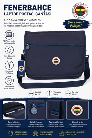 x Dekomus Lisanslı Fenerbahçe Askılı Bilgisayar/Evrak Çantası