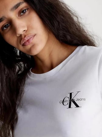 Kadın CK Logo T-shirt