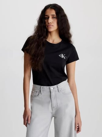 Kadın CK Logo T-shirt