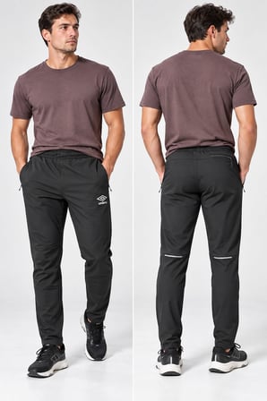 UMBRO Milo Siyah Erkek Eşofman Altı Spor Pantolon - FD0452