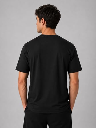 UMBRO Season Erkek Siyah Pamuklu Spor Tişört NF0150