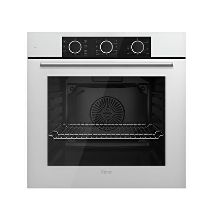 Ferre 3 'lü Beyaz Ankastre Set D087+cs206+xe62cb