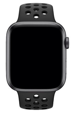 Apple Watch 46mm 10.Nesil Delikli Kordon Yeni Seri 2024 KRD-02 Silikon Strap