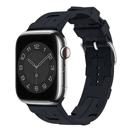 Apple Watch 42mm 10.Nesil KRD-92 Silikon Kordon