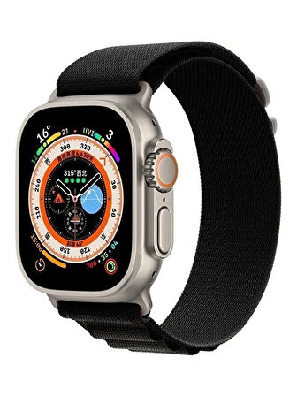 Apple Watch 46mm 10 Serisi Band-74 İşlemeli Hasır Kordon