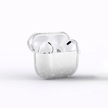 Apple Airpods 3. Nesil Lopard Allstar Airbag 32 Parlayan Simli Saydam Renkli Kılıf