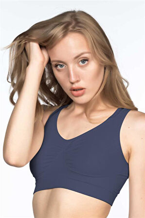 ANTRASİT MI Emay 4001 Soft Sporcu Büstiyer