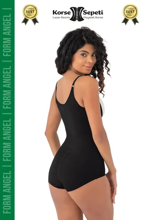 #Korse Kayma Önleyen 2 Beden Küçülten İz Yapmayan Lazer Kesim Göğüs Destekli Body Korse 4'lü Set