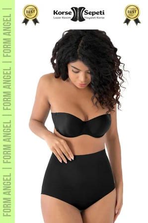 #Korse İz Yapmayan 2 Beden Küçülten Kaymaz Toparlayıcı Lazer Kesim Slip Korse 6'lı Set