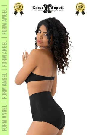 #Korse İz Yapmayan 2 Beden Küçülten Kaymaz Toparlayıcı Lazer Kesim Slip Korse 6'lı Set