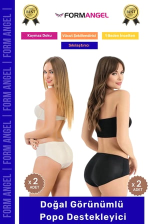 #Korse Doğal Görünüm Sağlayan Dolgunlaştırıcı Toparlayıcı Popo Dolgulu Destekleyici Korse 4'lü Set