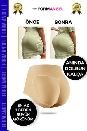 #Korse Doğal Görünüm Sağlayan Dolgunlaştırıcı Toparlayıcı Popo Dolgulu Destekleyici Korse 2'li Set