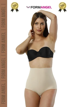 #Korse 2 Beden İncelten Toparlayıcı İz Göstermeyen Kaymaz Kadın Lazer Kesim Slip Korse 4'lü Set