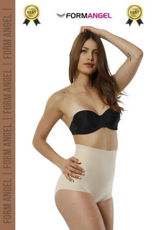 #Korse 2 Beden İncelten Toparlayıcı İz Göstermeyen Kaymaz Kadın Lazer Kesim Slip Korse 4'lü Set