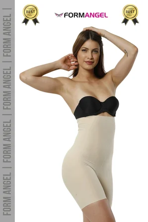 #Korse İz Göstermeyen Kaymaz Lazer Kesim Toparlayıcı Rahat Yüksek Bel Hayalet Slip Korse 4'lü Set
