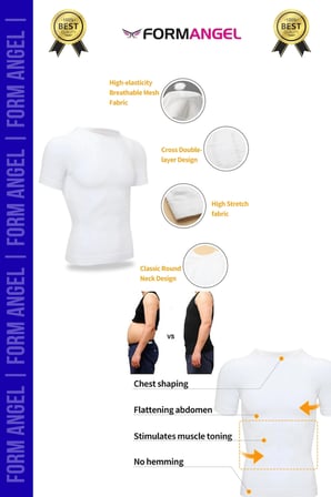 #ErkekKorse Dik Duruş Vücut Bel Göğüs Toparlayıcı Göbek Sıkılaştırıcı Kısa Kol Korse Atlet 6'lı Set