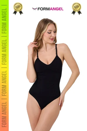 #Korse İz Bırakmayan Kaymaz Seamless Toparlayıcı Dikişsiz Kadın Çıtçıtlı String Body Korse 4'lü Set