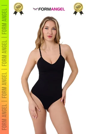 #Korse İz Bırakmayan Kaymaz Seamless Toparlayıcı Dikişsiz Kadın Çıtçıtlı String Body Korse 4'lü Set