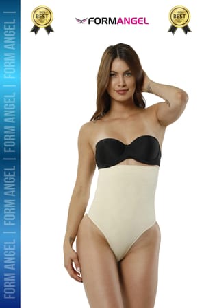 #Korse Seamless Dikişsiz Toparlayıcı Vücut Şekillendiren Kaymaz Yüksek Bel String Korse 2'li Set