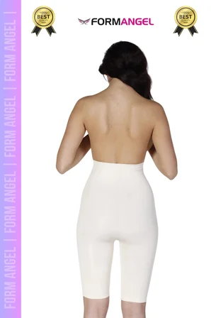 #Korse Lazer Kesim İz Göstermez Toparlayıcı Kaymaz Kadın Yüksek Bel Uzun Paçalı Korse 2'li Set