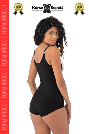 #Korse Kayma Önleyen 2 Beden Küçülten İz Yapmayan Lazer Kesim Göğüs Destekli Body Korse - 2 Adet