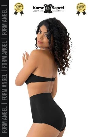 #Korse İz Yapmayan 2 Beden Küçülten Kaymaz Toparlayıcı Lazer Kesim Slip Korse - 3 Adet