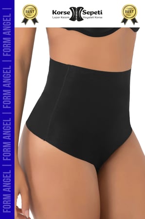 #Korse İz Yapmaz Göstermeyen Kaymaz Doku Toparlayıcı Sıkılaştıran Lazer Kesim String Korse - 4 Adet