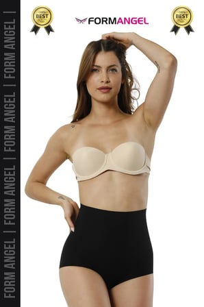 #Korse 2 Beden İncelten Toparlayıcı İz Göstermeyen Kaymaz Kadın Lazer Kesim Slip Korse - 5 Adet
