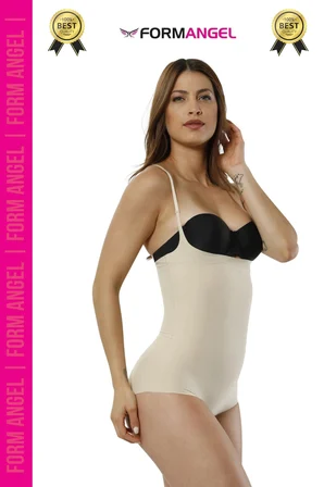 #Korse İz Göstermeyen Lazer Kesim Toparlayıcı Şekillendirici Kaymaz Göğüs Altı Body Korse - 4 Adet
