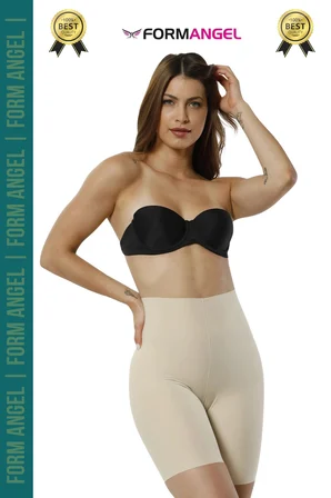 #Korse Lazer Kesim İz Göstermeyen Kaymaz Toparlayıcı Sıkılaştırıcı Paçalı Hayalet Korse - 5 Adet